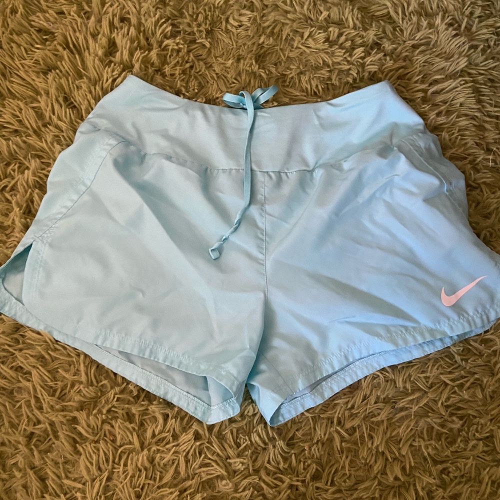 light blue dry-fit nike shorts